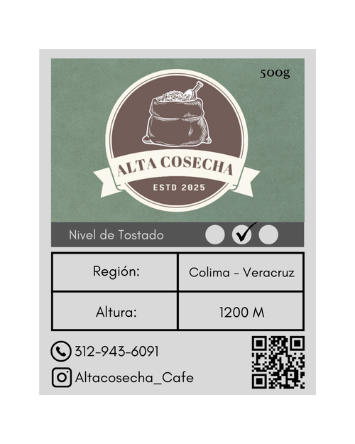 Café Premium: Mezcla Colima-Veracruz